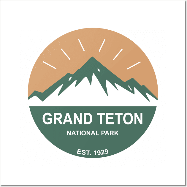 Grand Teton National Park Wall Art by esskay1000